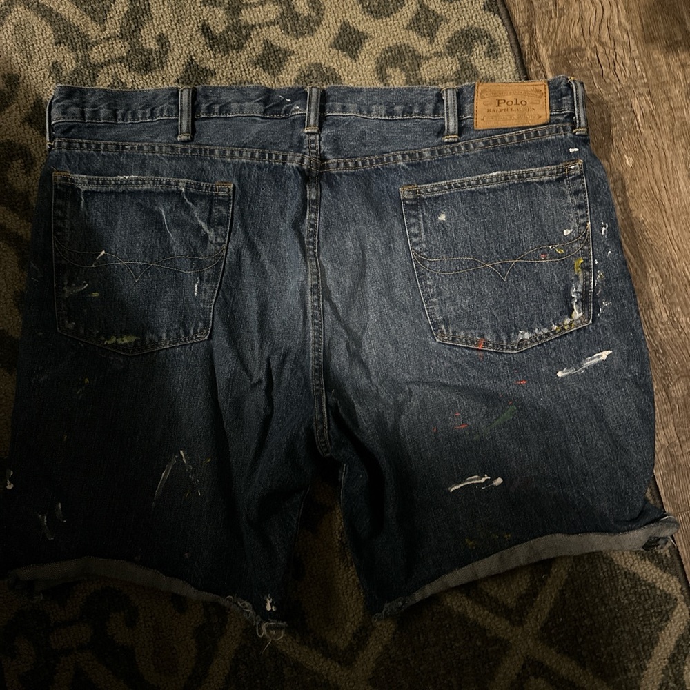 Polo by Ralph Lauren Men's Distressed Denim Shorts